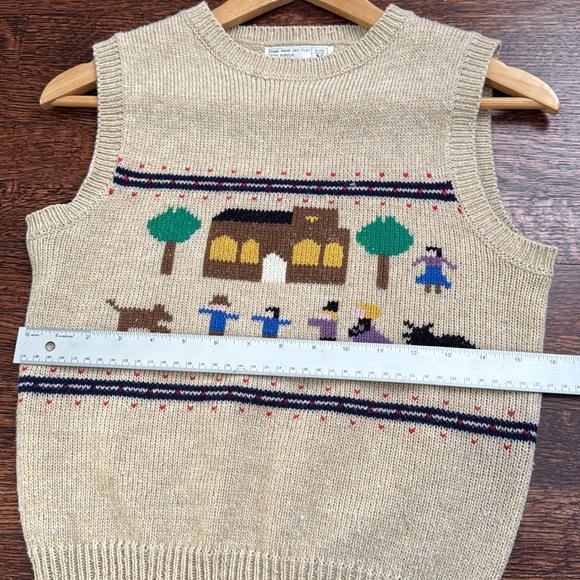Vintage knit sweater vest - Picture 4 of 5